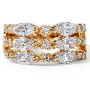 New Vanessa Mooney THE CALISTA RING Gold